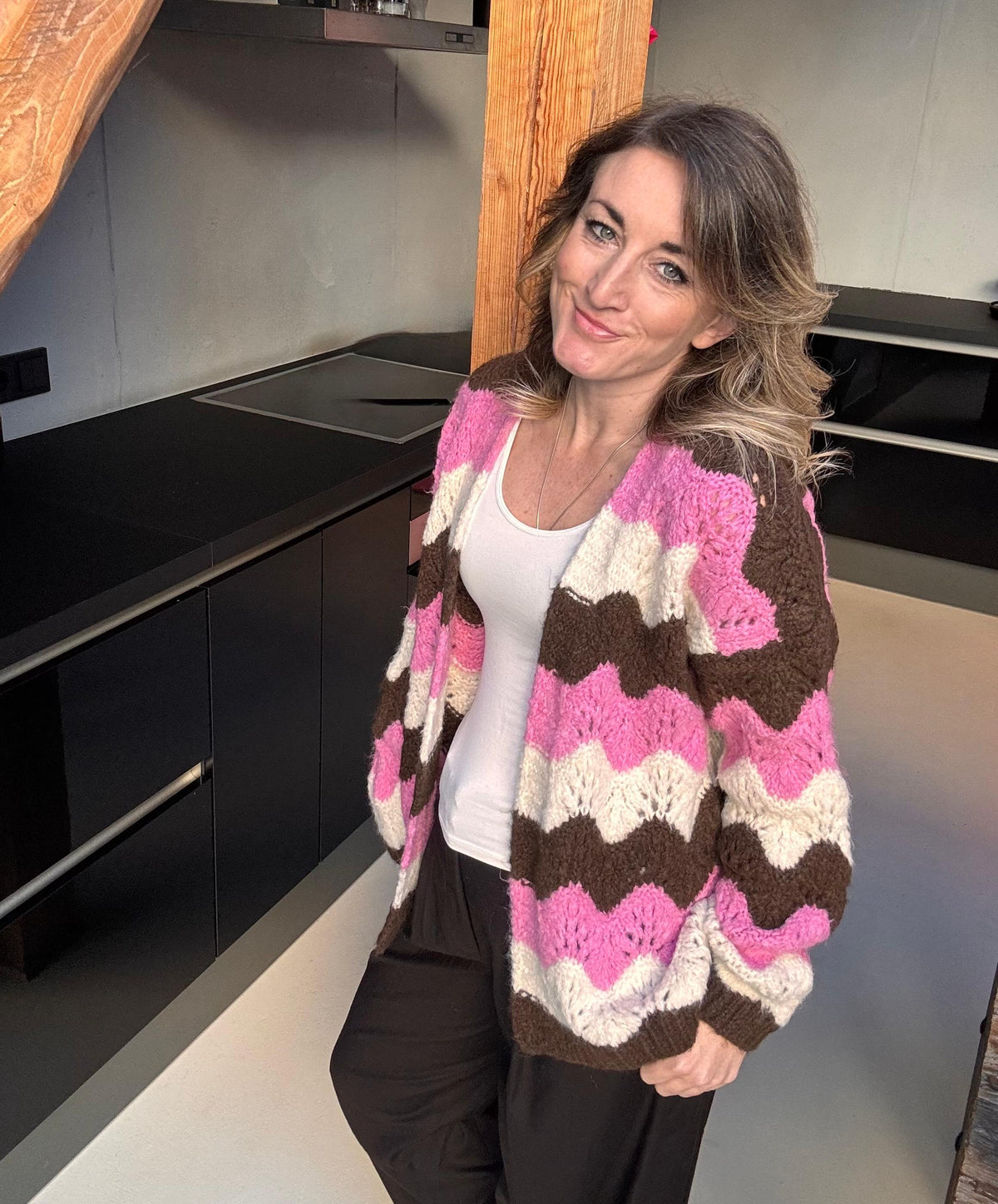 SOFT WAVE CARDIGAN SHORT
